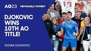 Championship Point | Emotional Djokovic Wins Historic Title | Australian Open 2023