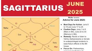 SAGITTARIUS | SAGITTARIUS ASCENDANT | JUNE 2025 | MONTHLY PREDICTION | AJAY MEVADA