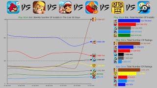 Angry Birds vs Clash of Clans vs Subway Surfers - Best Old Mobile Games (2011-2021)