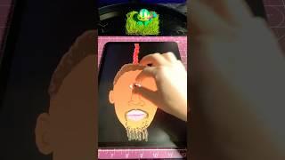 Zooming to the Eye of Ra in infinity zoom art gallery #art #zoom #funny