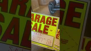 (Honest Review) All Weather Garage Sale Sign