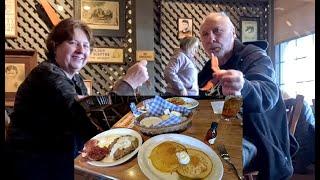 Eating out at Cracker Barrel!