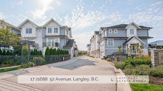 GORGEOUS Langley Townhome 4K Video Tour  |  17 21688 52 Avenue, Langley  |  Lapp Real Estate Group