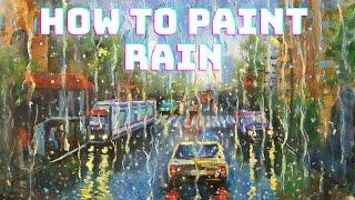How to paint rain - Andrew Pugach