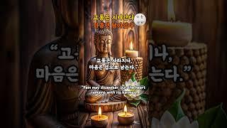 고통은 지나가고, 마음이 업이 된다 | 부처님 말씀 | 명언 | 명상 | 불교 교리 | 석가모니 | 마음챙김 | 오디오북