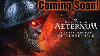 Aeternum New World. Open Beta and preorder news!