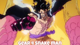 One Piece | Episode 1049  Luffy show Gear Four Snake Man #onepiece #luffy #yamato