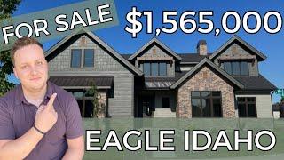 Mace River Ranch | Gardner Homes | $1,565,000 | Eagle Idaho | RV Garage | Luxury Property Tour