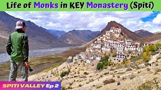 LIFE of Buddhist MONKS in KEY Monastery | Largest Monastery in Spiti | Spiti Valley Ep 2