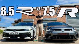 NEW 8.5 VW GOLF R VS 7.5 GOLF R - IS THE NEW R NOW THE BEST EVER? #golfr #vwgolfr