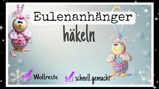 Eulenanhänger häkeln