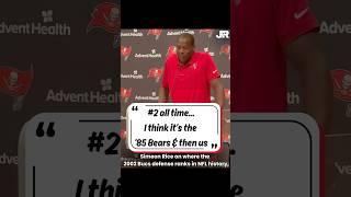Do you agree with Simeon Rice? If not, where do YOU think the 2002 #Bucs defense ranks all-time??
