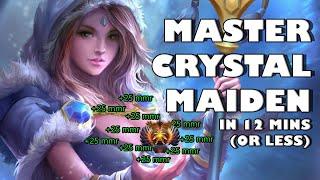 MASTER CRYSTAL MAIDEN IN 12 MINUTES  - How To Easily Win With This Popular Strategy In 7.32 As CM!