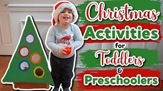 FUN & EASY CHRISTMAS ACTIVITIES FOR TODDLERS AND PRESCHOOLERS!