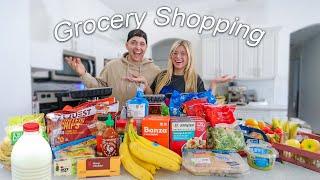 COME GROCERY SHOPPING WITH US.. cleaning our pantry + restocking our food