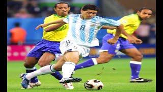 The Day Ronaldinho and Brazil HUMILIATED Riquelme's Argentina! 