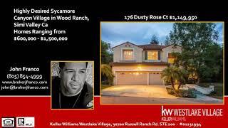 Homes for Sale Sycamore Canyon Village Wood Ranch area