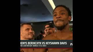 Berinchik vs. Devis. Face to face