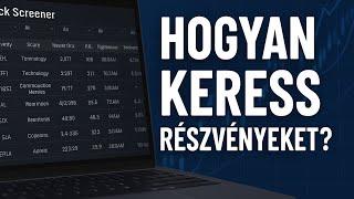Így keress részvényeket! (InteractiveBrokers Screener)