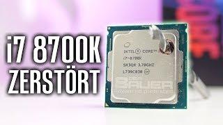 i7 8700K ZERSTÖRT - LOCH in CPU WTF!