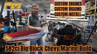 High-Performance Marine Engine Build: Custom 582ci Rigging & Installations at Prestige Motorsports