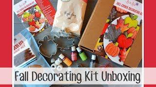 LilaLoa Fall Cookie Decorating Kit Unboxing