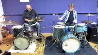 Dutch Vintage Drum Meeting 2013: Hans Waterman en Kim Weemhoff