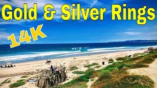 Beach Metal Detecting finds Gold & Silver Rings 