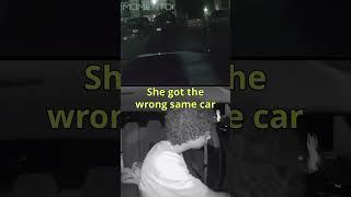 Dude tried to steal a car with a guy inside 
