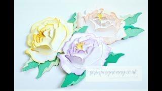 3d flowers made easy with Peony Garden.