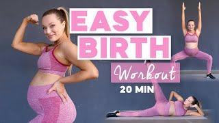 20 MIN Schwangerschaft Workout / Vorbereitung auf Geburt / Prenatal Training