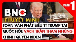 Thuyết minh: Toàn văn phát biểu TT Trump:Vạch trần khoản tham nhũng kinh khủng của chính quyền Biden