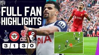 VAR ROBBERY? Tottenham 3-1 Brentford Highlights! Liverpool ON FIRE! Liverpool 3-0 Bournemouth