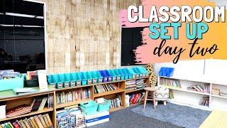 ELEMENTARY CLASSROOM SET UP | DAY 2