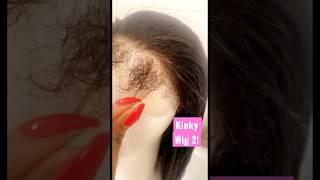 Kinky wig2 #naturalwig #kinkywig #wig #naturalhair #wiginstall #wigreview #curlynatural #wigtutorial