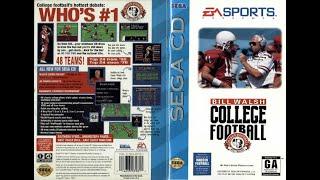 Bill Walsh College Football (SEGA CD) - Washington Huskies vs. Michigan Wolverines