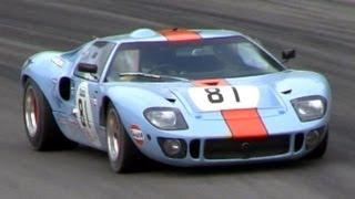 Gulf Racing Ford GT40 MK1 SOUND On The Track