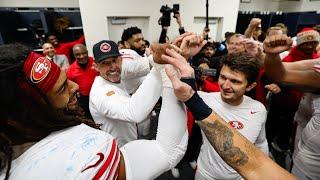 Go Inside the 49ers Locker Room Following Week 6 Win vs. Seahawks