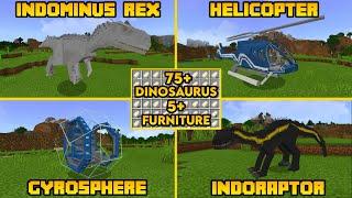 75+ DINOSAURUS DAN 5+ FURNITURE !! ADDON InGen UNIVERSE  !!