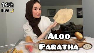 Aloo Paratha 14th Iftar / Ramadan yummy recipe/ Gulpari Sultani 