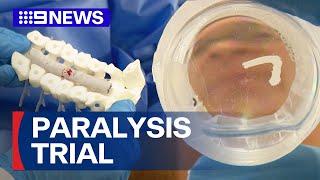 Hope for millions after spinal cord injury research breakthrough | 9 News Australia