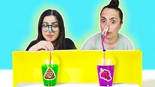 BURNUMUZ KAPALI İÇECEK CHALLENGE EN ÇOK TAHMİN EDEN KAZANIR  EYLÜL LAL