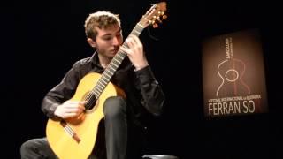 Miguel Marín, masterclass student winner 2016 - Ginastera's Sonata Op. 47