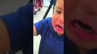 Cute baby Shawn crying  (funnel vision)