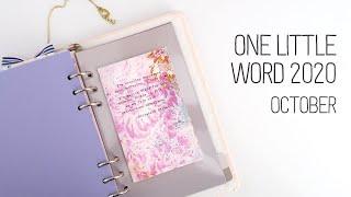 One Little Word 2020 // October