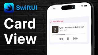 SwiftUI Card View - Group Box & Customizations