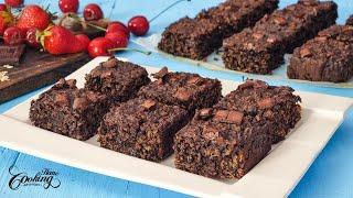 Healthy Oatmeal Brownies - Easy Recipe