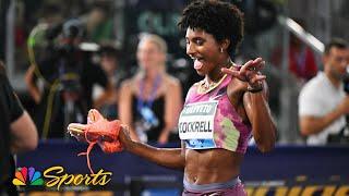 Anna Cockrell smoothly dismantles Rome field for 400 hurdles Diamond League crown | NBC Sports