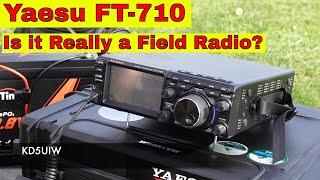 Yaesu FT-710 as a Portable - Beast or Brick?