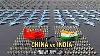 INDIA vs CHINA Military Power Comparison - 2024